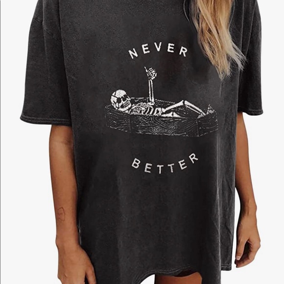 Never better skeleton shirt new multiple sizes available - Picture 2 of 2
